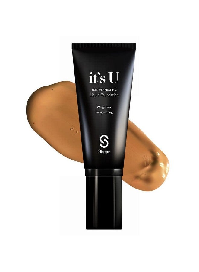 Sistar It'S U Skin Perfecting Liquid Foundation Medium Coverage Buildable Weightless Longwearing Blendable 35 G / 1.23 Oz. (Bronze) - Image 1