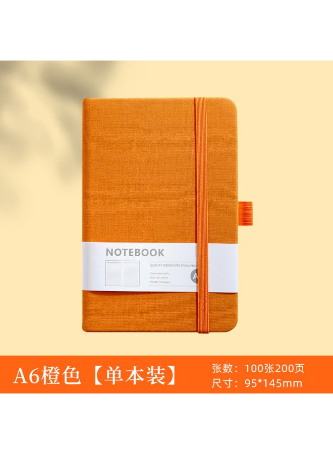 Real Notebook Customized Business Hard Cover Simple Thick Office Strap Diary Stationery Notepad - Image 1