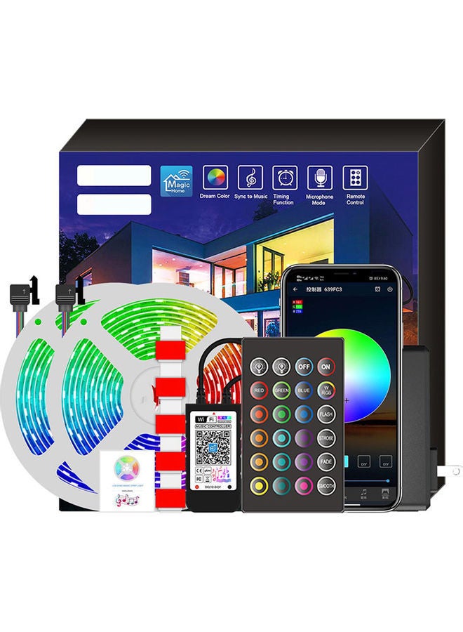 نيبمينينت شريط إضاءة LED ذكي بإضاءة متعددة الألوان RGB متعدد 15متر - Image 1