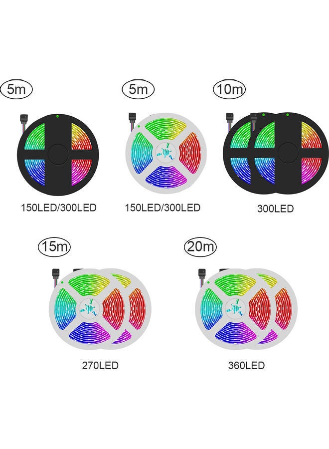 نيبمينينت شريط إضاءة LED ذكي بإضاءة متعددة الألوان RGB متعدد 15متر - Image 2