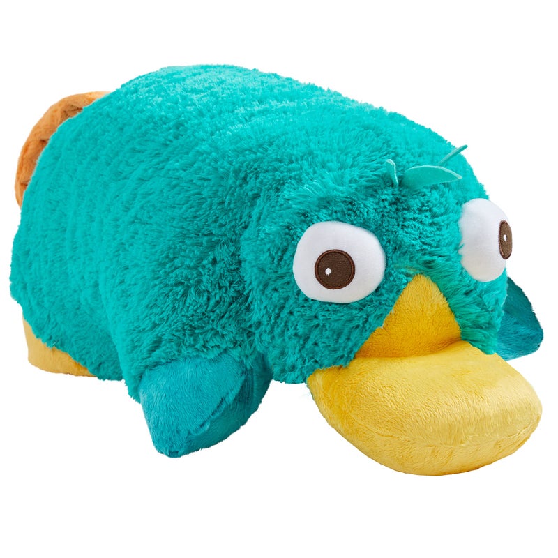 Pillow Pets My Pillow Pets Authentic Disney Perry Folding Plush Pillow, 18-Inch, Large - Image 1