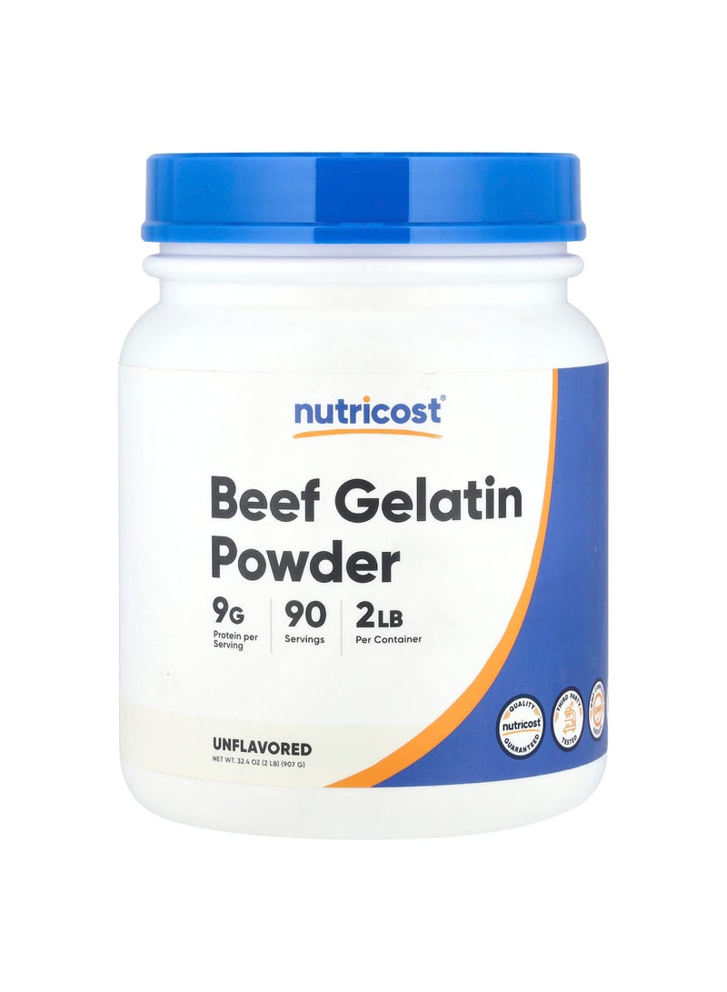 Beef Gelatin Powder, Unflavored, 32.4 oz (907 g)
