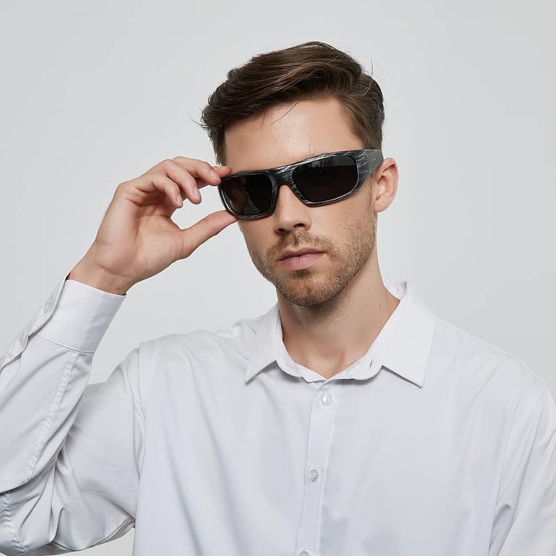 نظارات شمسية ذكية,نظارات شمسية مستقطبة مع مكبر صوت بلوتوث,حماية الأشعة فوق البنفسجية الرياضية / في الهواء الطلق والتحكم الصوتي,يونيسكس - Image 3