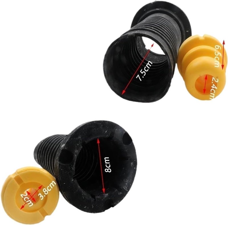 Vuzmode Front Dust Cover Air Shock Absorber Rubber Bellow Dust Boot KIT - Image 2