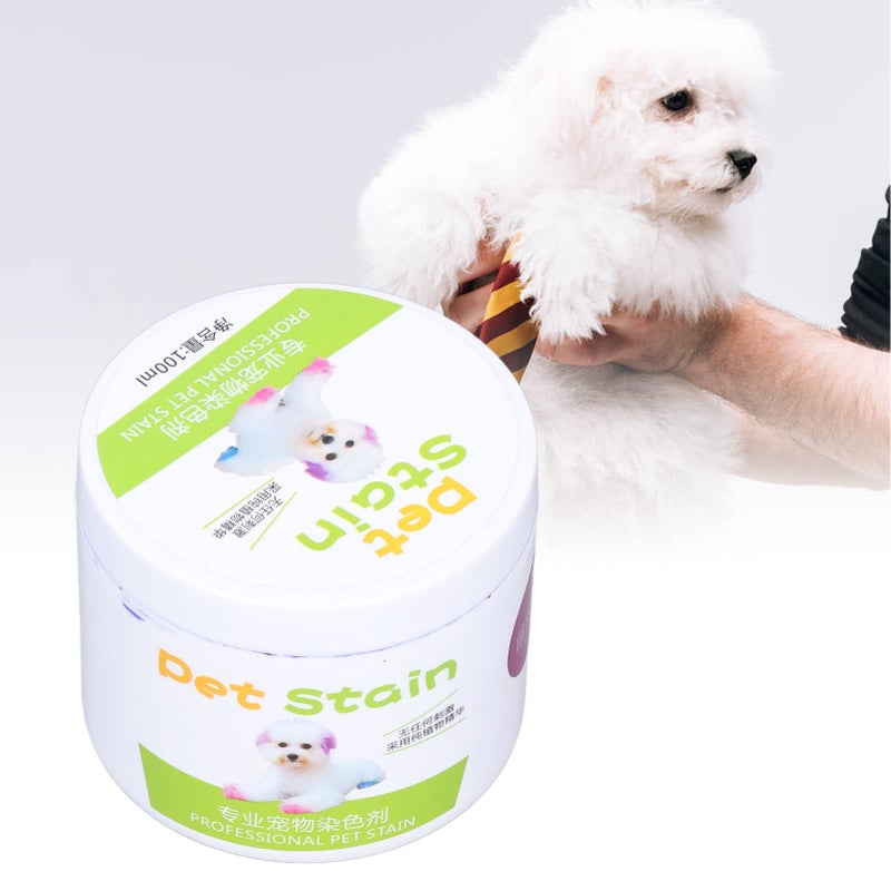 Pet Hair Dye 100ml Semi Permanent Blue Xuan Zi Safe For Pets DIY Grooming - Image 4