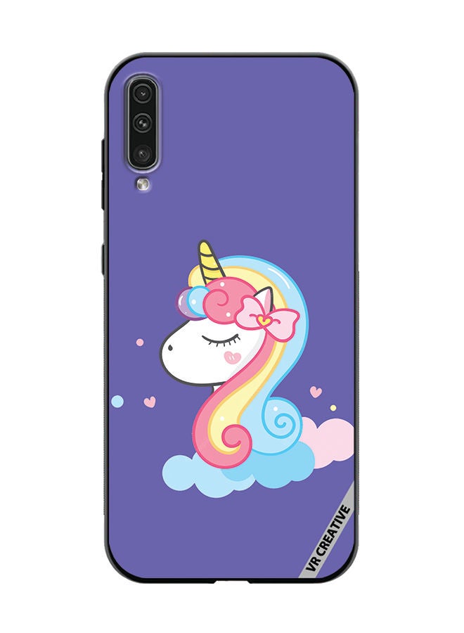VR CREATIVE Protective Case Cover For Samsung Galaxy A50/A50s Unicorn Design Multicolour - Image 1