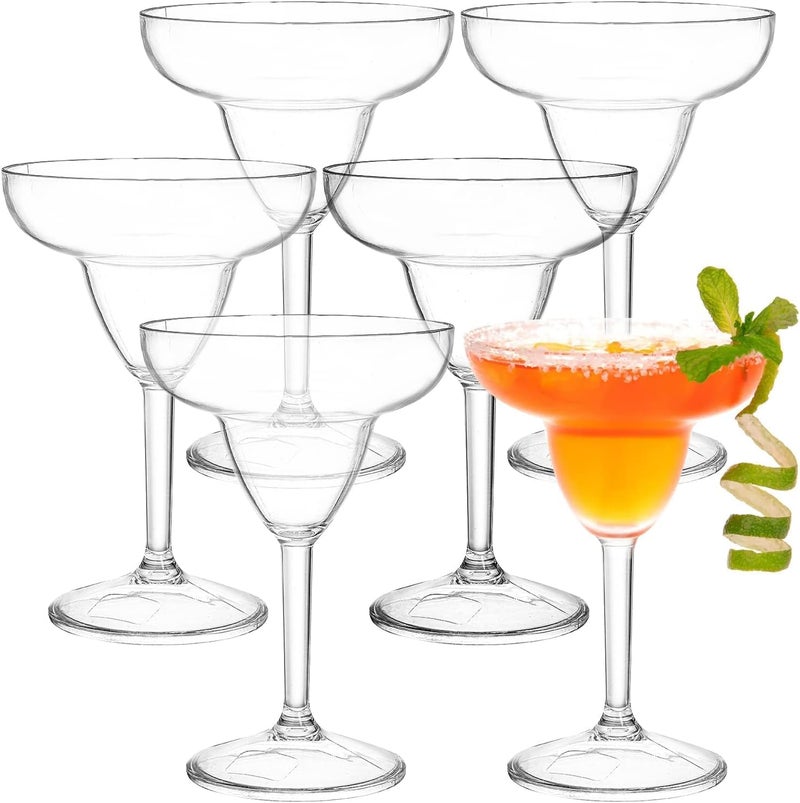 ROSEFINCH ROSEFINCH Classic Margarita Champagne Glass Set of 6 Pcs 190ml Elegant Glassware for Champagne Sparkling Wine Cocktails Stylish Durable Design for House Parties Celebrations Easy to Clean  - Image 1