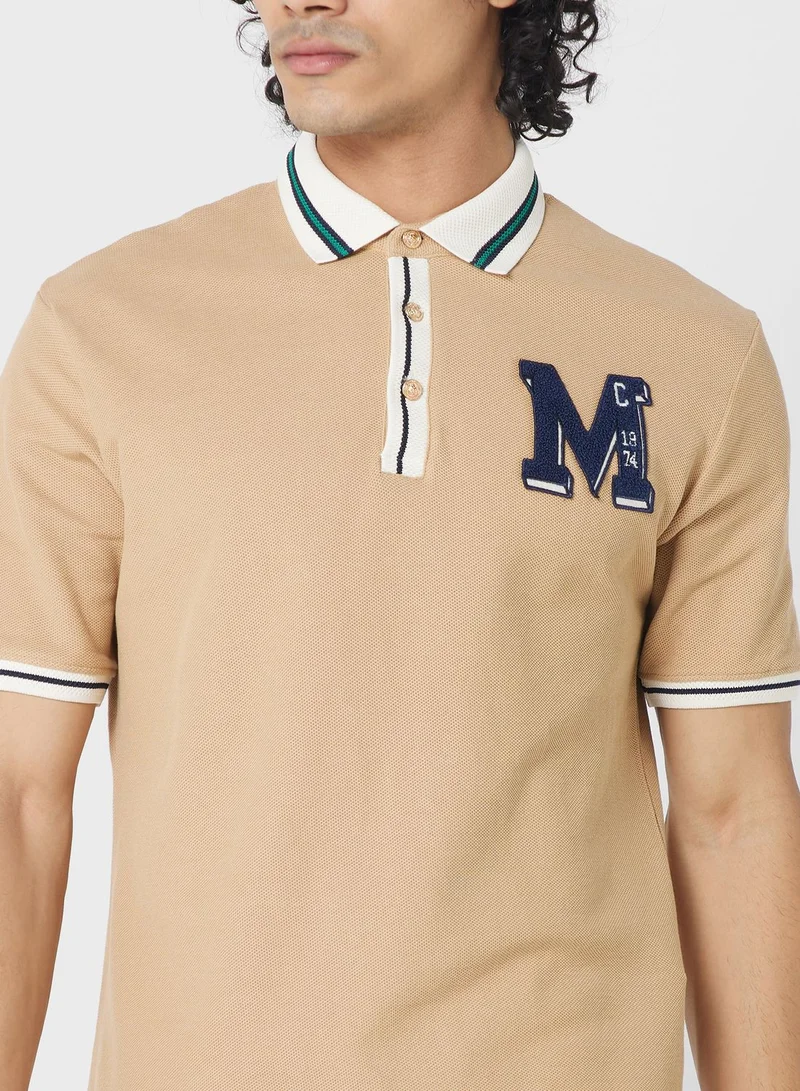 Iconic Embroidered Logo Polo