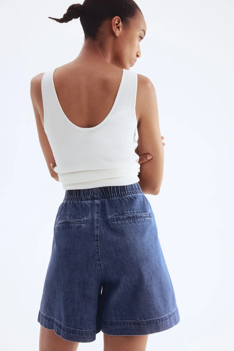 اتش اند ام شورت جينز سهل الارتداء