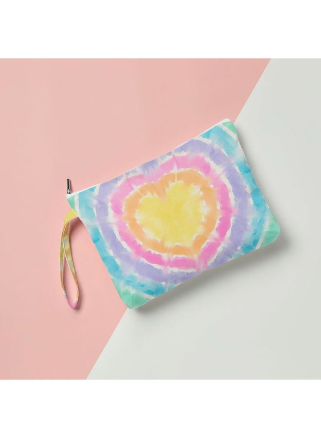 Fokongna Travel Makeup Bag - Zipper Pouch for Women, Sister, Friends - Beach, Pool, Yoga, Gym Clothes, Diapers - Ocean, Sea, Shells, Starfish  - Image 4