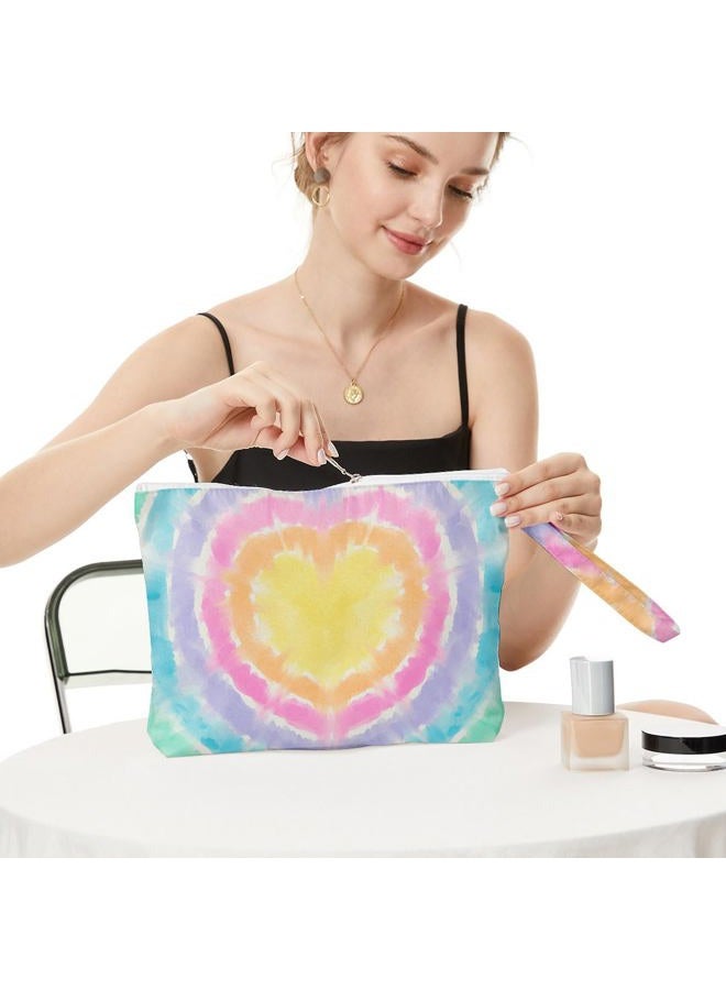 Fokongna Travel Makeup Bag - Zipper Pouch for Women, Sister, Friends - Beach, Pool, Yoga, Gym Clothes, Diapers - Ocean, Sea, Shells, Starfish  - Image 3