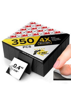 X-bet MAGNET X-bet MAGNET Magnetic Squares - Industrial Flexible Sticky Magnets - Peel & Stick Magnetic Sheets, Tape Alternative to Magnetic Stickers, Magnetic Strip (350)  - Image 1