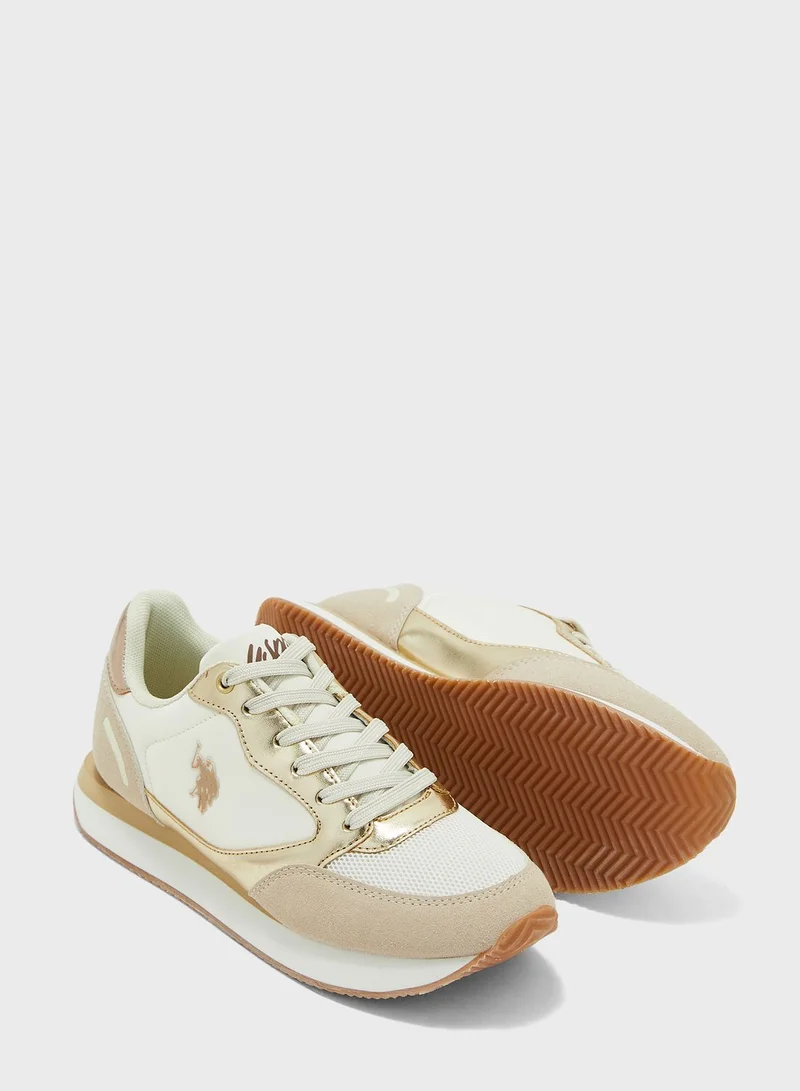 U.S.Polo Lace Up Low Top Sneakers