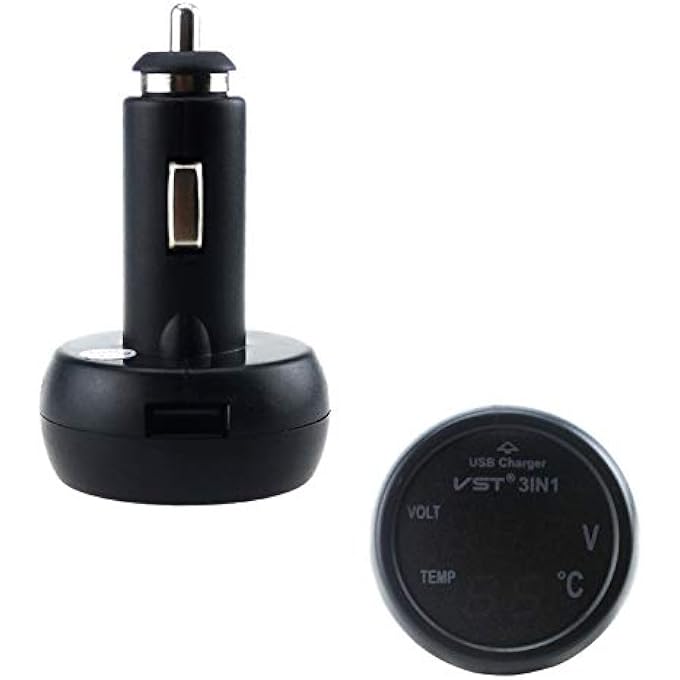 ametoys 3In1 Multifunctional Digital Voltage Temperature Multimeter Car Motorcycle Battery Voltmeter Temperature Tester - Image 3