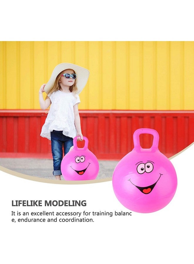 Abhsant Hop Ball for Kids Ages 3-6 Year, Sit and Bounce Rubber Hop Ball for Boys Girls Toys, Jumping Balls for Kids, Bouncing Inflatable Sit and Bounce Hop Ball for Child,Size: 65 cm (Pink) - Image 4