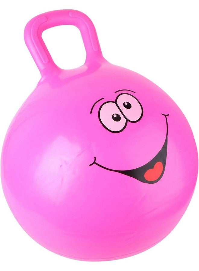 Abhsant Hop Ball for Kids Ages 3-6 Year, Sit and Bounce Rubber Hop Ball for Boys Girls Toys, Jumping Balls for Kids, Bouncing Inflatable Sit and Bounce Hop Ball for Child,Size: 65 cm (Pink) - Image 1