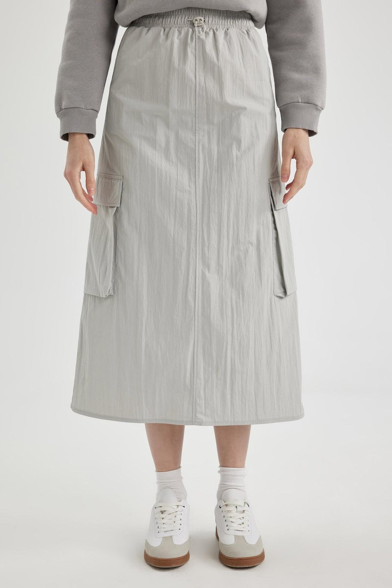 DeFacto Woman A Line Parachute Long Skirt  - Image 1