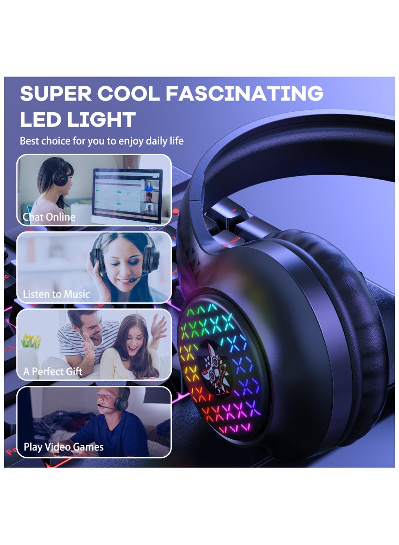 ONIKUMA X7 Pro Wired Gaming Headset with RGB Light and Noise Cancelling with Microphone for Ps4-5 / Pc / Xbox - Image 3