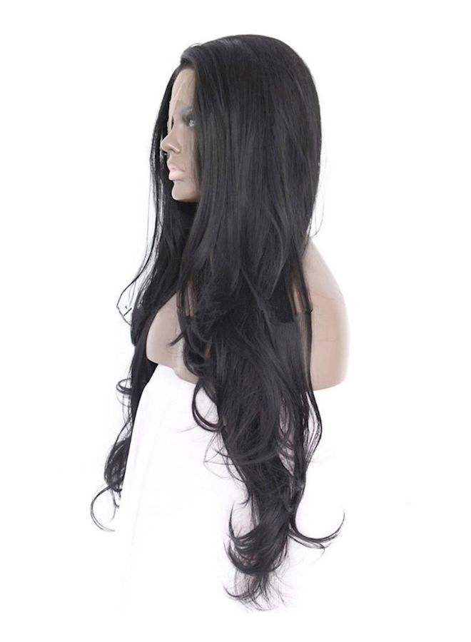 NIBEMINENT Wavy long Hair Wig Black - Image 2