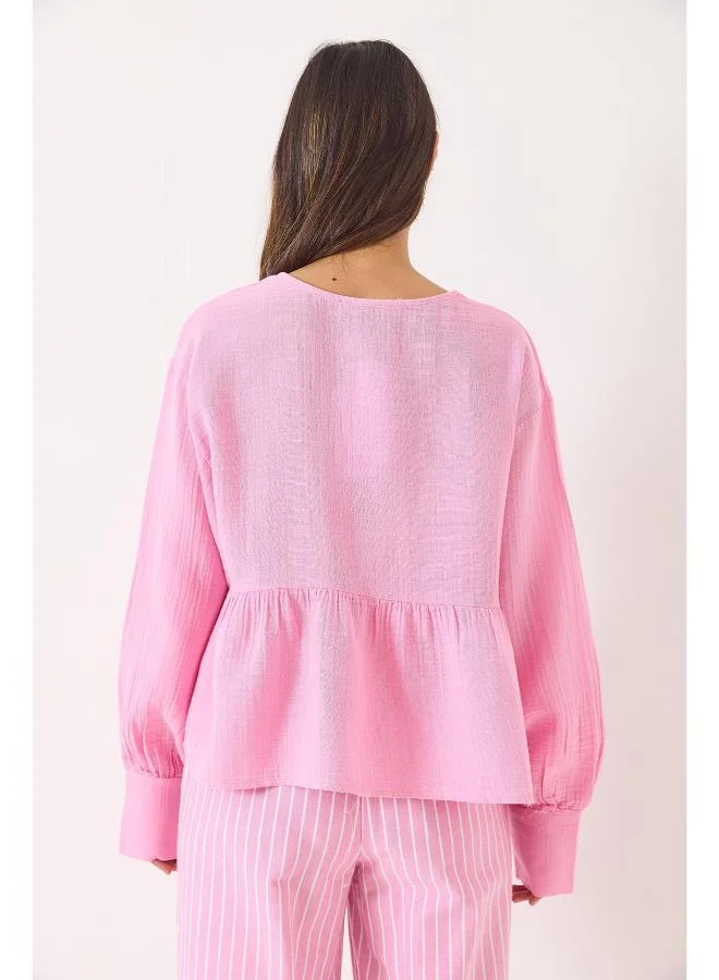 Ginger V Neck Bow Detail Top