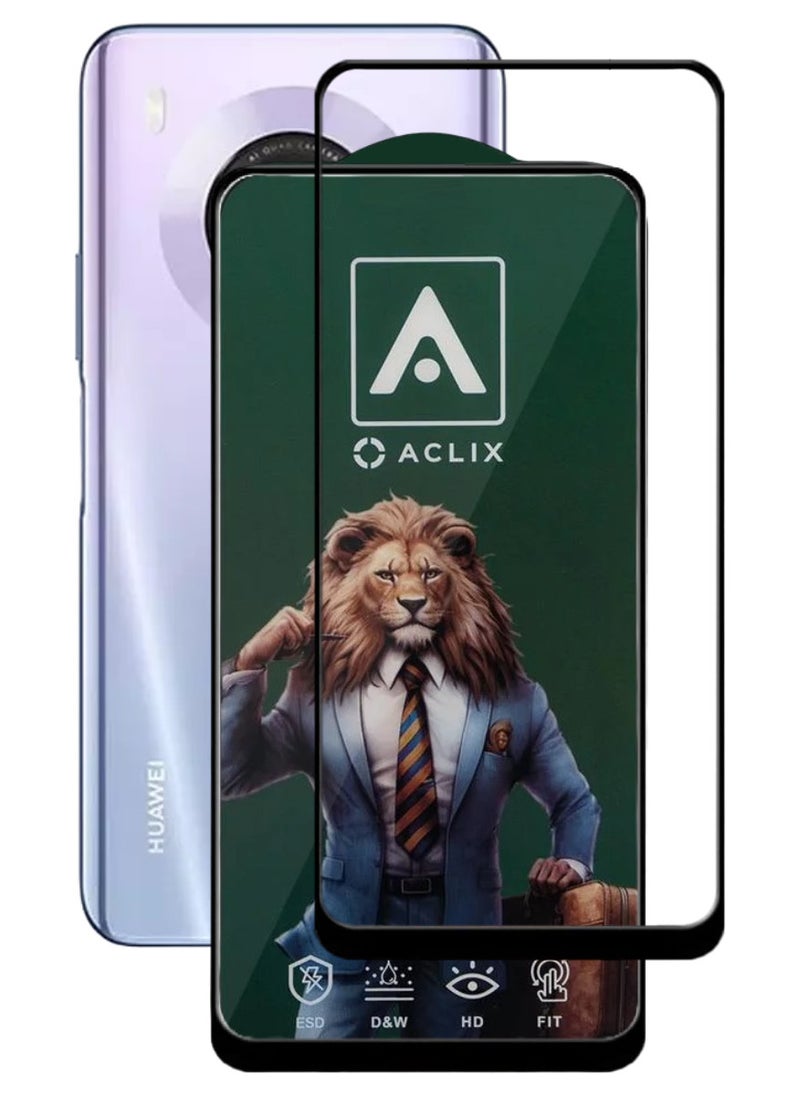 ACLIX Antistatic ESD Dustproof Premium Quality High Definition Tempered Glass Screen Protector Designed For Huawei Y9a - Image 1