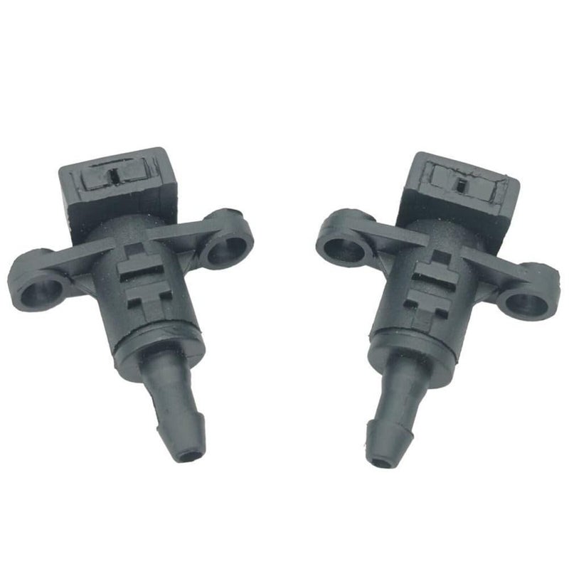 Front Windshield Washer Nozzle Pair Black Compatible with Multiple Kia Models - Image 4