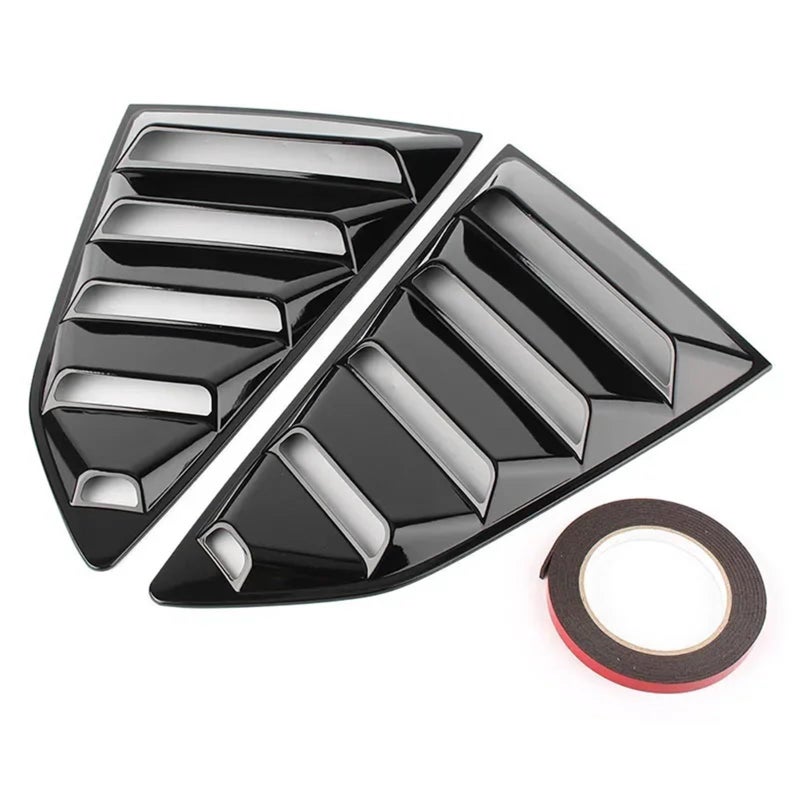 Rear Quarter Window Louvers Style A For Chevrolet Camaro 2016 2022 Pair - Image 2