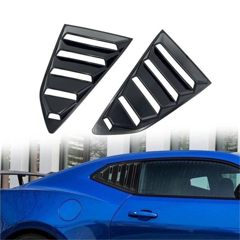 Rear Quarter Window Louvers Style A For Chevrolet Camaro 2016 2022 Pair - Image 3