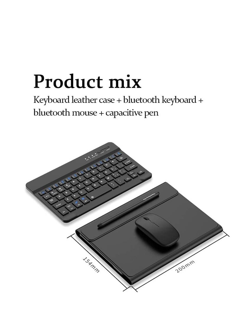 Aookay [4 in 1]Cover for Samsung Galaxy Z Fold 5/Fold 4 Keyboard Case, with Bluetooth Mouse, Capacitive Pen and Bluetooth Keyboard for Samsung Z Fold 4/Fold 3/Fold 2 (Black)  - Image 2
