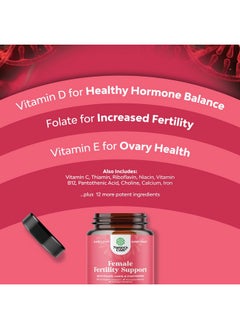 Natures Craft Fertility Supplement For Women With Prenatal Multivitamins Female Fertility Support With Prenatal Choline Inositol Folate Vitex Chasteberry And Coq10 Fertility Blend For Women For Faster Conception  - Image 5
