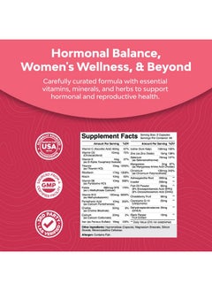 Natures Craft Fertility Supplement For Women With Prenatal Multivitamins Female Fertility Support With Prenatal Choline Inositol Folate Vitex Chasteberry And Coq10 Fertility Blend For Women For Faster Conception  - Image 4
