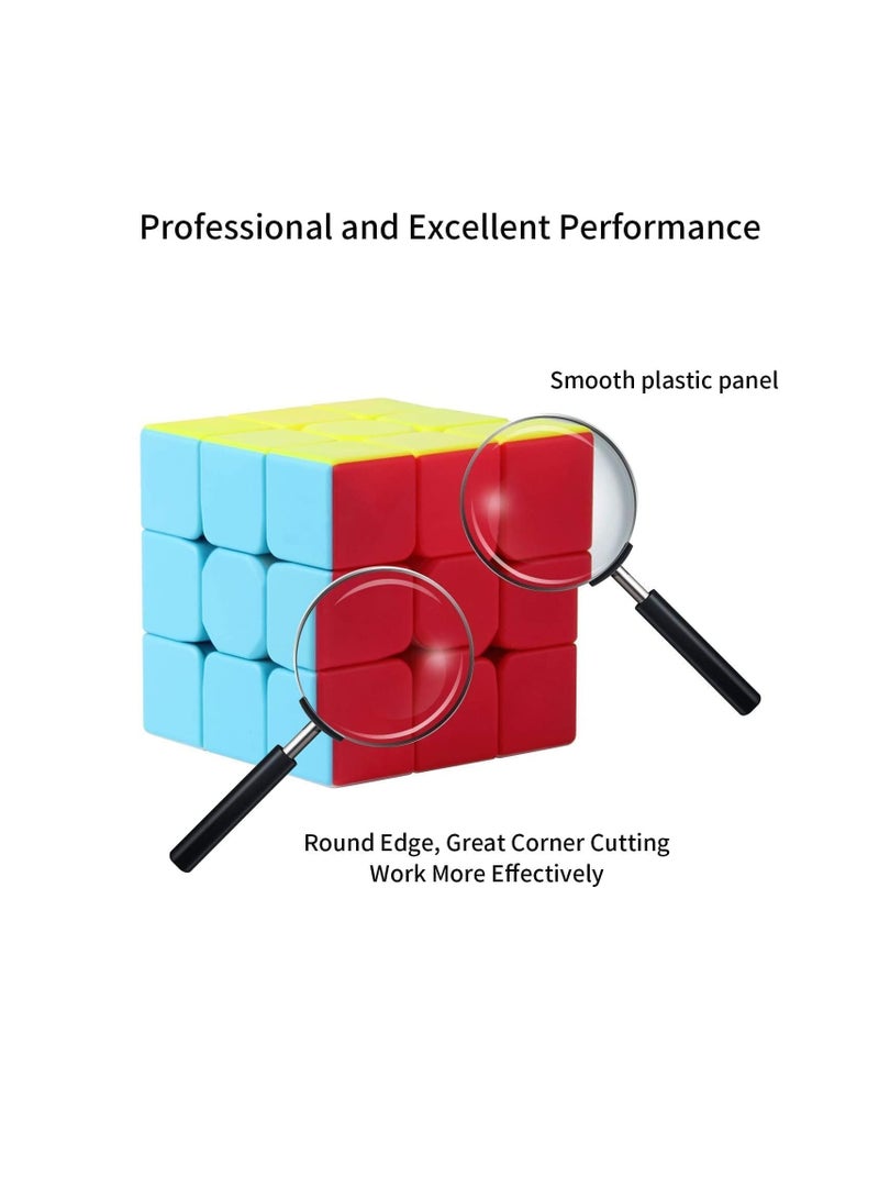 Smart Cube 3x3 Magic Speed Cube 3x3x3 Stickerless Frosted Puzzle Magic Cube Puzzle Toy Educational Toy to Effectively Improve Kids Concentration responsiveness and Memory  - Image 5
