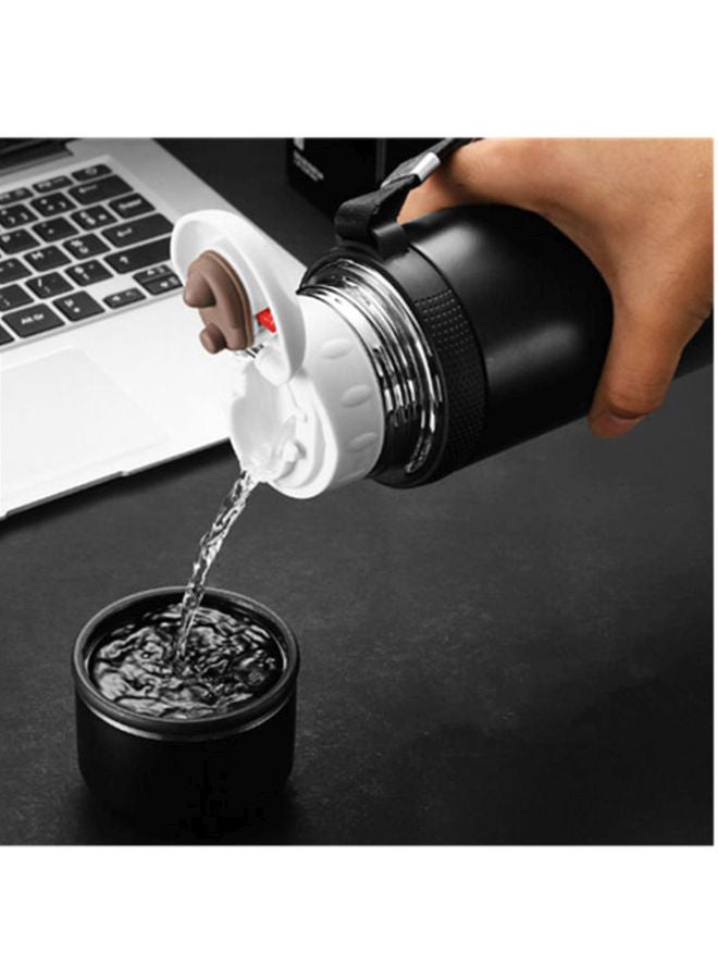 NIBEMINENT Heat Preservation Water Bottle Black - Image 3