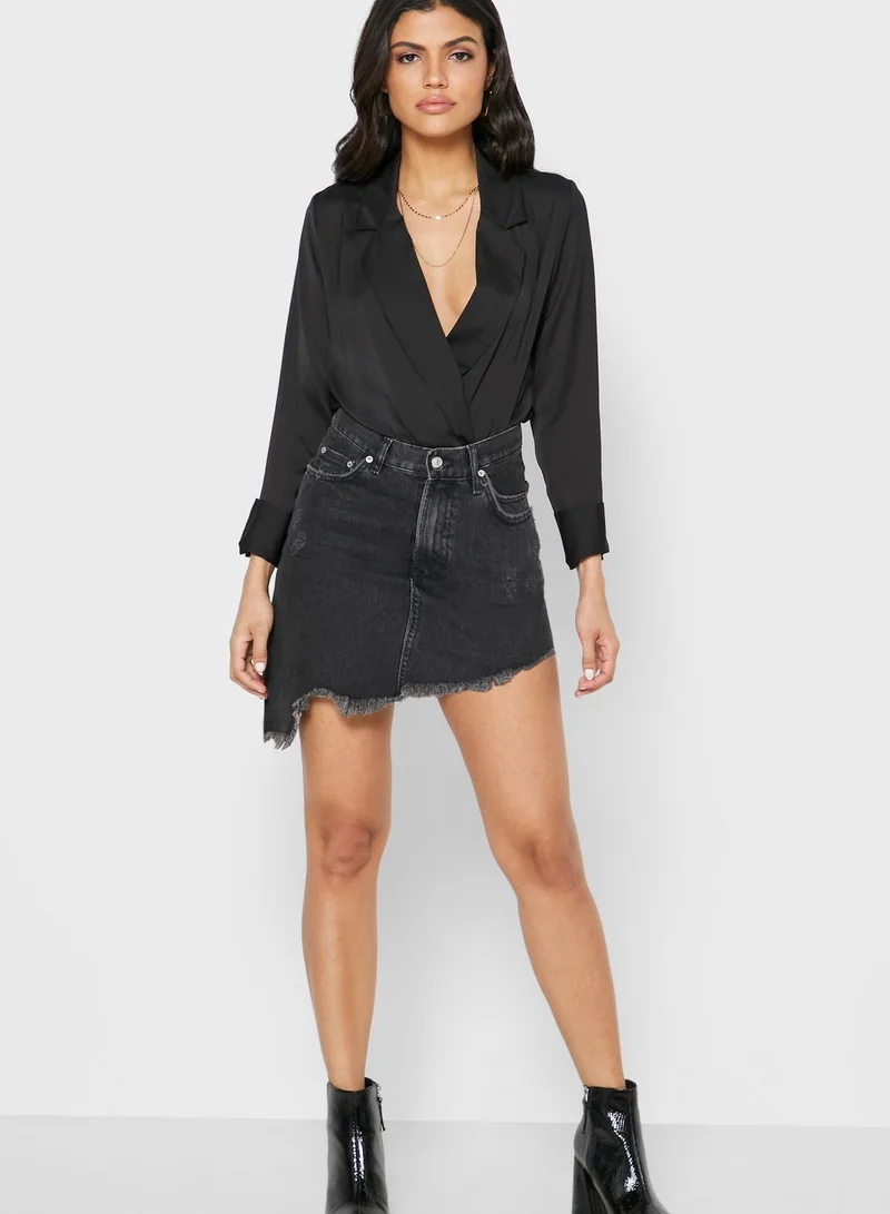 VERO MODA Long Sleeve Wrap Body