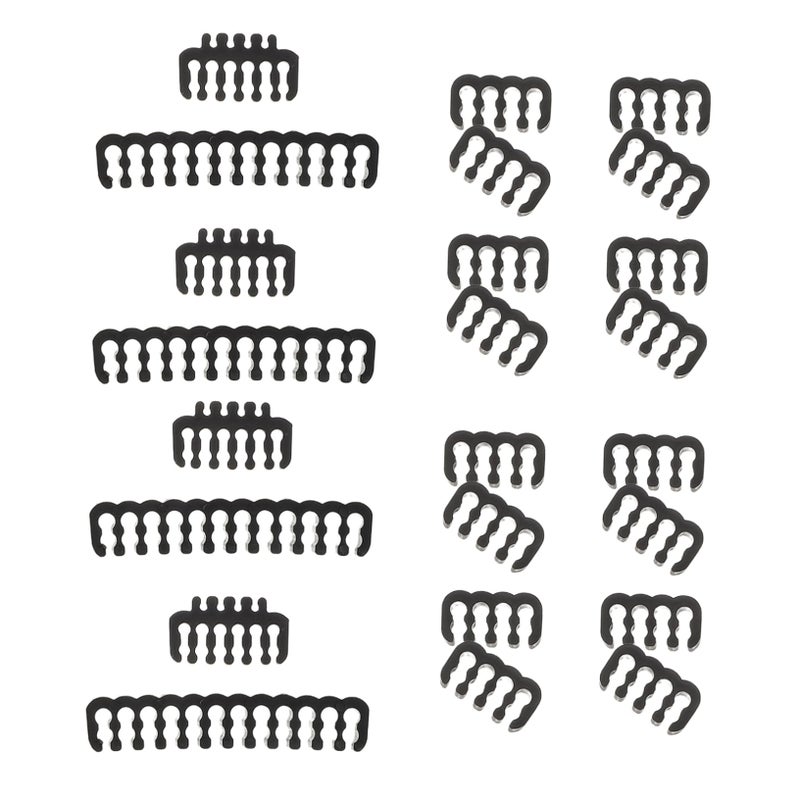 24 PCS Wire Comb Kit for PC Cable Management 12 4 Wire Organizer for Power Cords Computer Case - Image 2