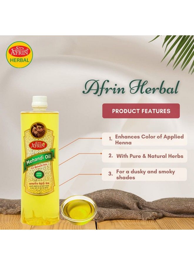 Afrin زيت حنة مهندي لصنع مخاريط المهندي 200 مل - Image 4