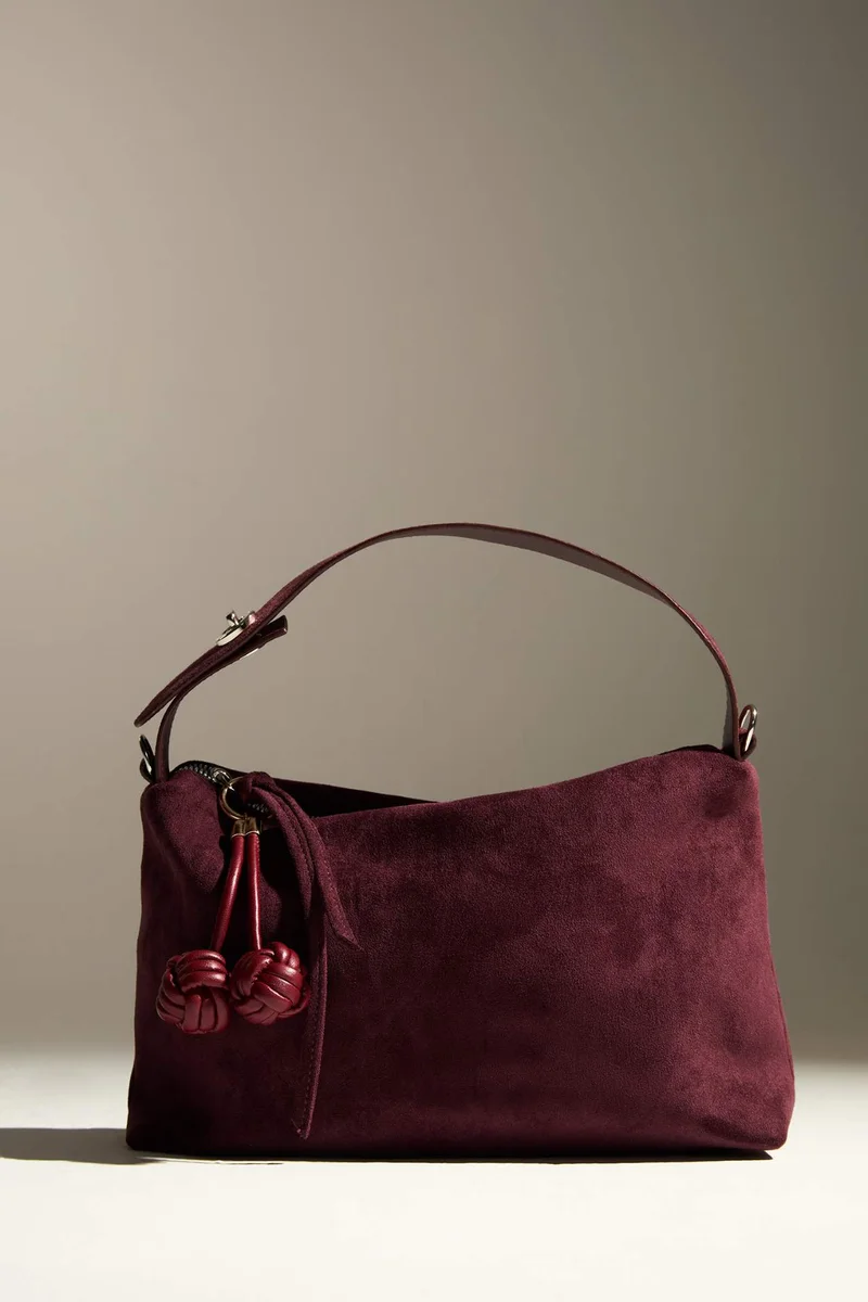 ديفاكتو Suede Crossbody Bag