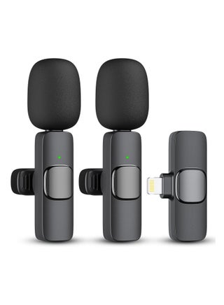 2 Pack Wireless Microphone compatible for iPhone iPad, Lapel Mics Plug-Play 2.4G Ultra-Low Delay Built-in Noise Reduction Chip 8H Working Time for Video Recording Interview Podcast Vlog YouTube - pzsku/Z42E2AB85D51C53B5F5B7Z/45/_/1724224020/457dfe17-e6ce-4e5e-b51d-3f3018c670ba