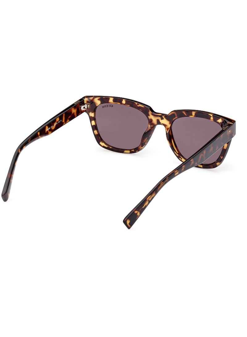 GUESS Unisex UV Protection Square Shape Sunglasses - GU826552A53 - Lens Size: 53 Mm - Dark Havana - Image 5