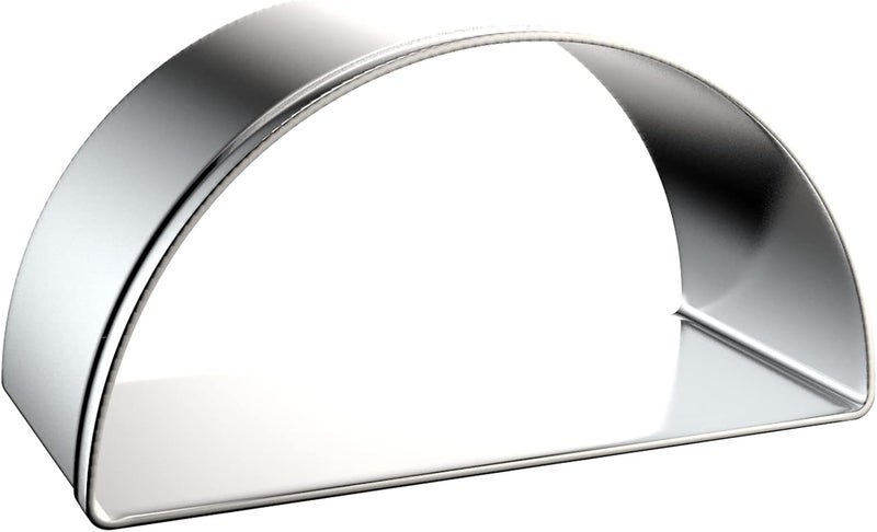 QAAQS Half Circle Semicircle Cookie Cutter Set Large - 5 Inch, 4 Inch, 3 Inch, 2 Inch - Watermelon Frame Plaque Cookie Cutters Shapes Molds - Stainless Steel - Image 4