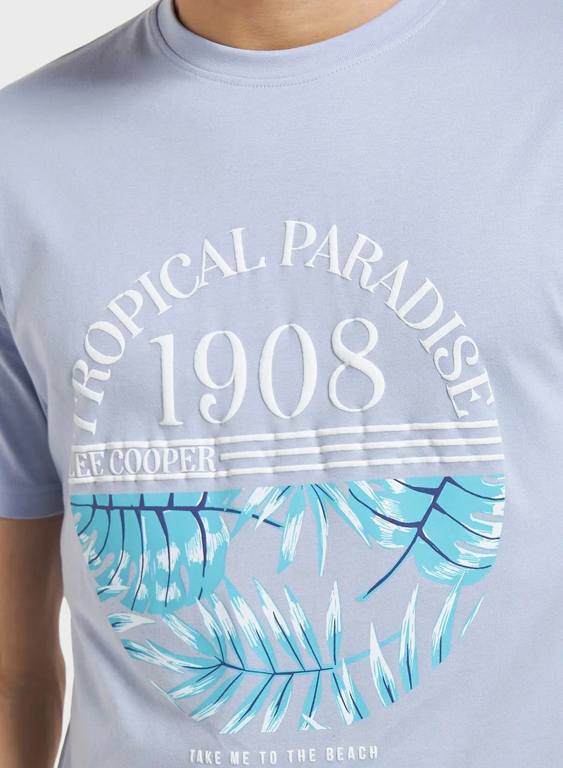 Lee Cooper Logo Crew Neck T-Shirt