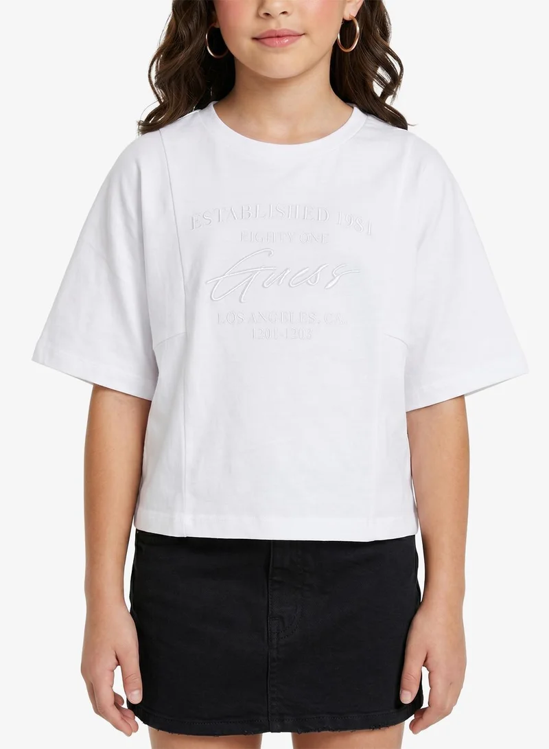 GUESS Youth Graphic Crew Neck T-Shirt