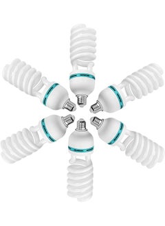 إيروريكس 6 قطع 135 واط توفير الطاقة LED E27 لمبات إضاءة 5500 كلفن استوديو التصوير الفوتوغرافي ضوء النهار  - Image 1