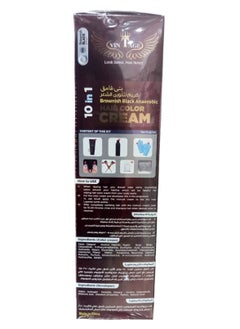 Vintage Brownish Black Hair Color Cream  - Image 2