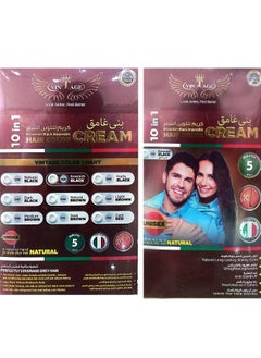 Vintage Brownish Black Hair Color Cream  - Image 1