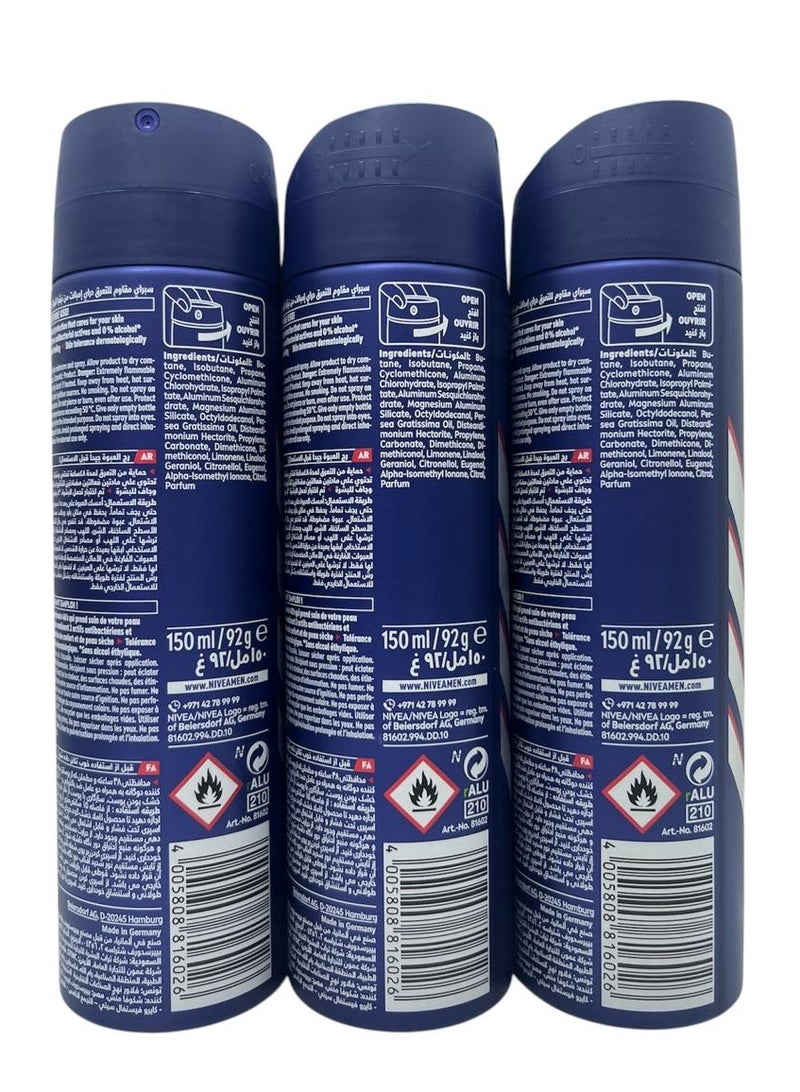 NIVEA DEO 150ml DRY IMPACT PACK OF 3 - Image 2