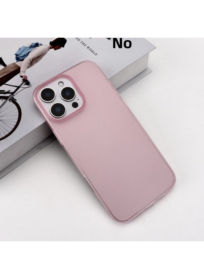 Generic - Apple 16PC Frosted Ice Fog Case 15 Phone Case 16Pro Case 16Promax Protective Case 15Promax Applicable-Color:Frosted Pc [messi Powder] + Style-Applicable Models:[apple 15promax] - Image 1