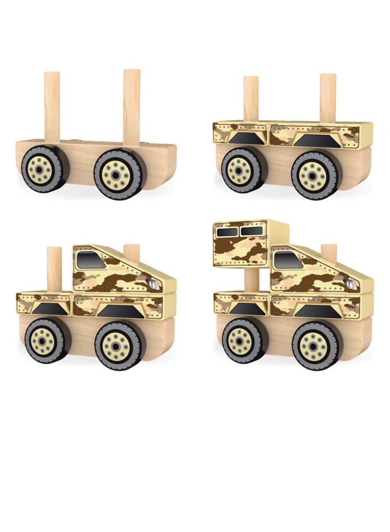 J'Adore Army Stacking  Truck - Image 2