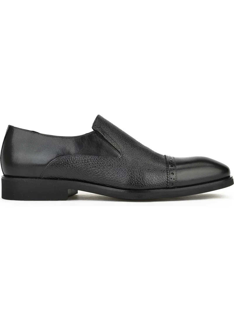 Ziya , Men's Leather Shoes 141145Z578 Black