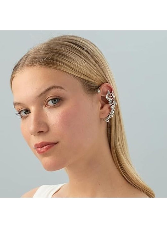 2 قطعة من مسامير الفراشات ، أجزاء الأذن ، الفراشات بدون مسامير الأذن ، مناسبة للفتيات الإناث ، الجنيات اليمنى واليسار بدون مسامح الأذن ، مريحة للارتداء والتنظيم ، مناسبة لجميع السيدات والفتيات - Image 5